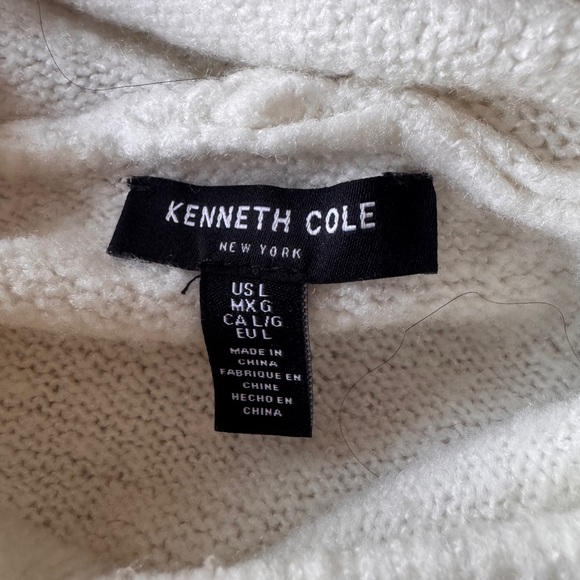 Kenneth Cole New York Soft Knit Hoodie – Size Large Ecru colored - Picture 5 of 5